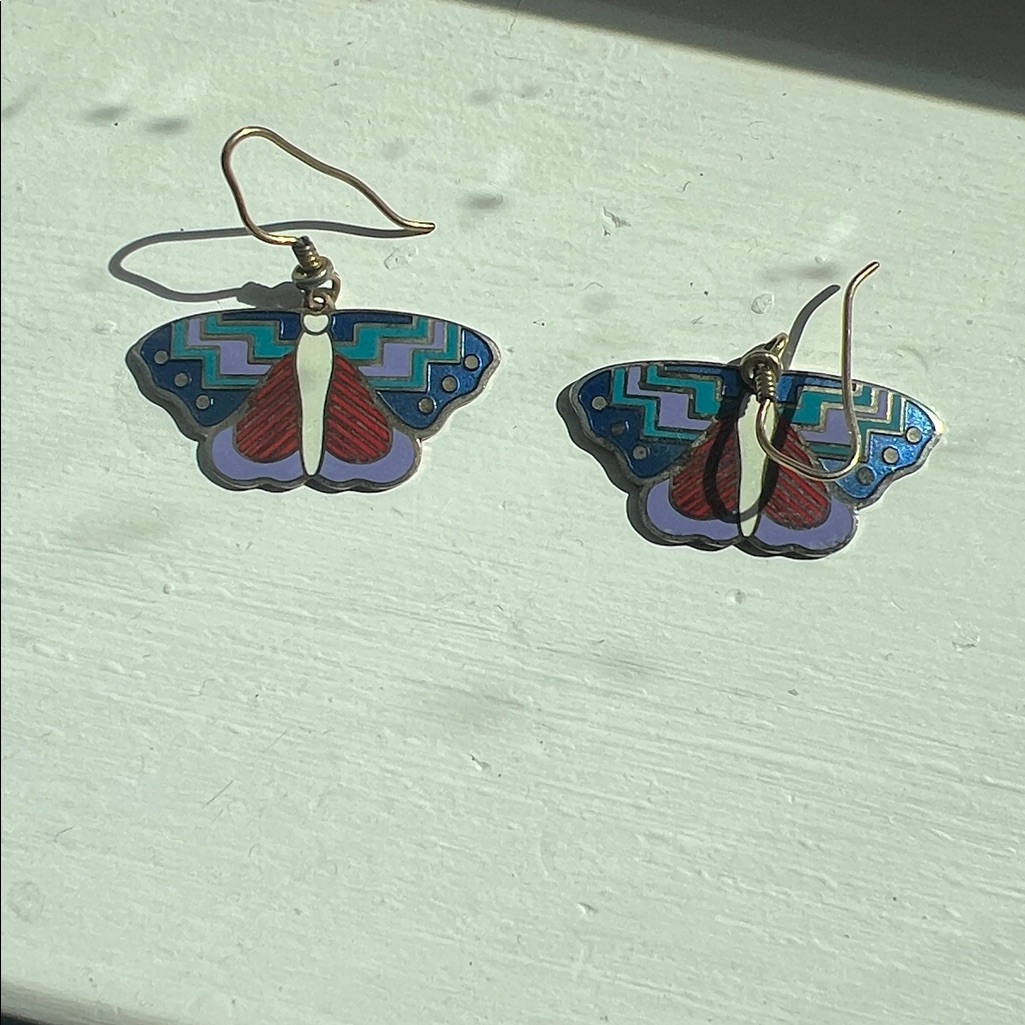 Laura Birch “Pappilon” Butterfly Earrings